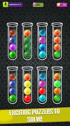 Ball Coloring Sort Puzzle Game - Screenshot 2
