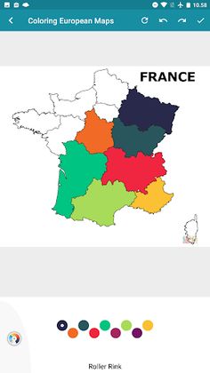 Europe Map : Coloring - Screenshot 2