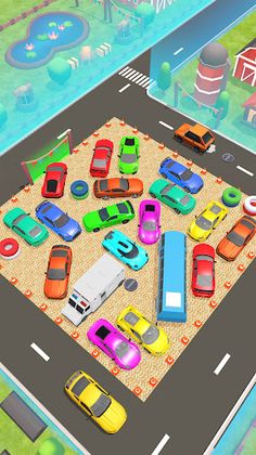 Traffic Jam Car Game Puzzle 3D - Screenshot 2