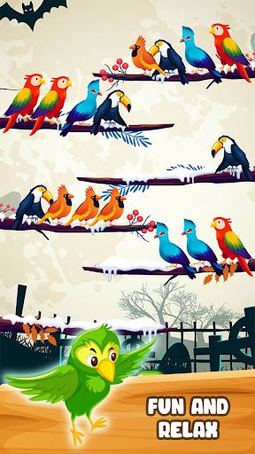 Sweet Birds Sort Color Puzzle - Screenshot 3