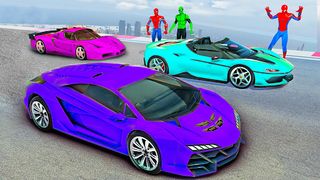 GT Car Stunt Games - Mega Ramp - Screenshot 1