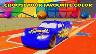 Superhero Car Race: Mega Ramp - Screenshot 1