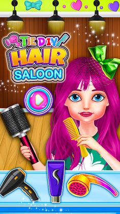 Tie Dye Haircut Salon Stylist - Screenshot 3