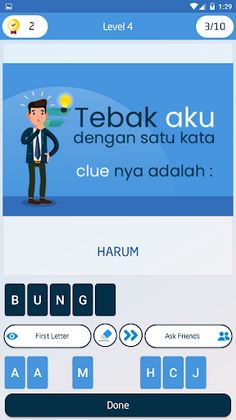 Tebak Satu Kata - VinDes Game - Screenshot 4