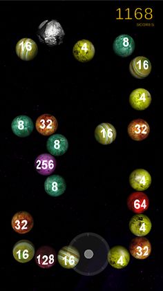 Space Pool 2048 3D merge - Screenshot 2