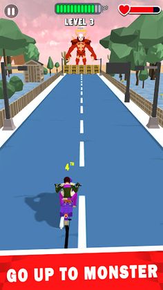 Bike Race - Monster Demolition - Screenshot 2