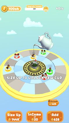 Merge Teacups Tycoon - Screenshot 2