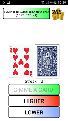 Gimme A Card - Screenshot 1