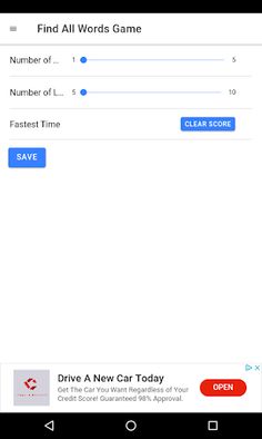 Find All Words - Screenshot 1