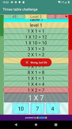 Times table challenge - Screenshot 4