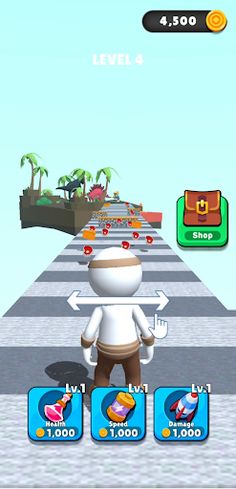 Stickman Run : Madness Cheese - Screenshot 1