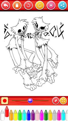 Poppy Playtime Coloring Book - Screenshot 3