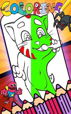 Talking Juan Scary coloring - Screenshot 1