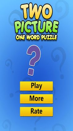 Two Picture One Word Puzzle - Screenshot 1