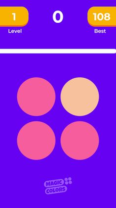 Magic Colors : guess different - Screenshot 1