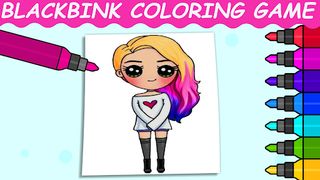 BlackPink Coloring Game - Screenshot 3