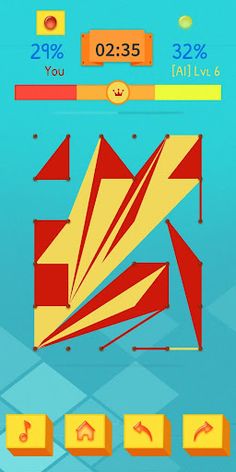 Dots & triangles : connected d - Screenshot 2