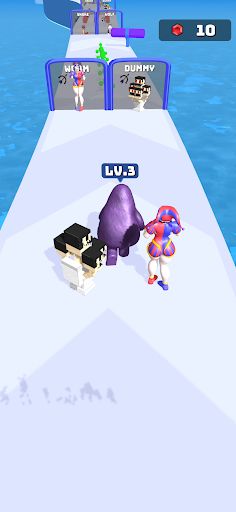 Merge Monster: Pomni Grima Ski - Screenshot 2