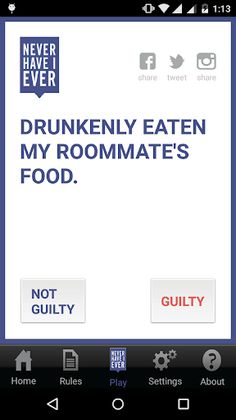 Never Have I Ever Party Game - Screenshot 4