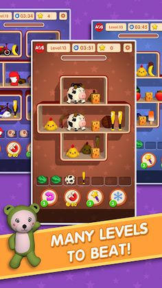 Bear Pickup Triple Tile 3D - Screenshot 4