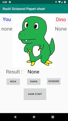 Rock Paper Scissors Dino - Screenshot 1