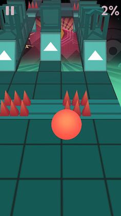 Scrolling Ball in Sky: casual rolling game - Screenshot 4