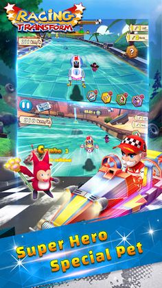 Racing Transform - Sky Race - Screenshot 2