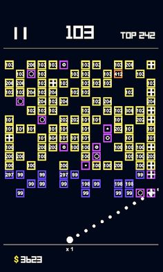 Brick Breaker - Glowing - Screenshot 4