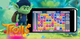 Trolls Jelly Match3 - Screenshot 3