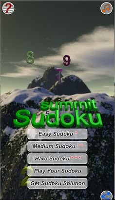Summit Sudoku - Screenshot 1