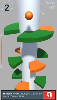 Helix Tower Bounce Ball - Screenshot 3