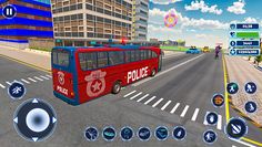 Bus Simulator Police Robot Car - Screenshot 2