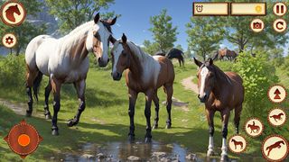 Wild Horse Family Riding Game - Screenshot 1