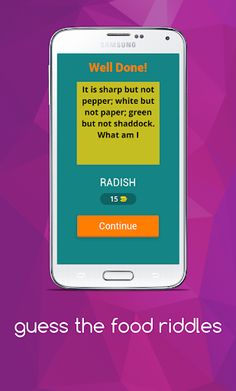 guess the food riddles - Screenshot 1