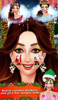 Kids Face Paint In Christmas - Screenshot 4