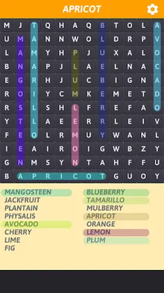 Fruits Word Search - Screenshot 4