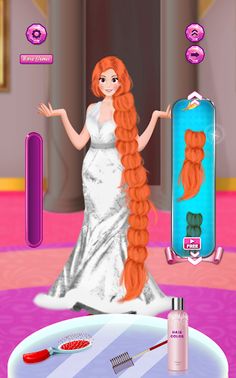 Braided Hair Salon Girl Game - Screenshot 2
