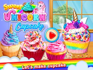 Sweet Unicorn Cupcake Maker - Screenshot 1