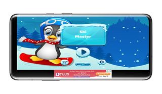 penguin ski run - Screenshot 1