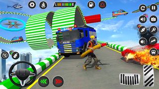 American Fire Truck Stunt Game - Screenshot 3