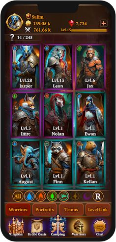 Warrior kings: Idle RPG - Screenshot 1