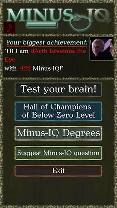 Minus IQ Joke - Screenshot 1