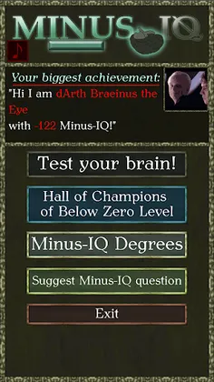 Minus IQ Joke - Screenshot 1