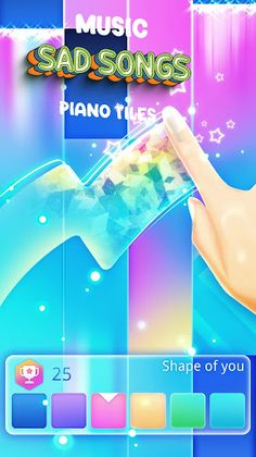 Sad Songs Piano Tiles - Screenshot 1