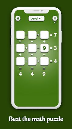 Math Game - Brain Puzzle Game - Screenshot 1