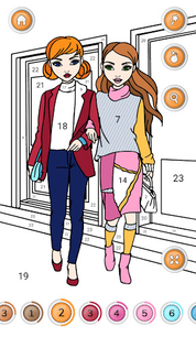 Girls Coloring Book for Girls - Screenshot 5