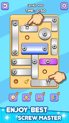 Screen Pin Puzzle Nuts - Screenshot 1