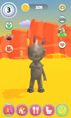 Talking Rhino - Screenshot 4