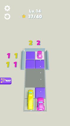 Color Car Parking - Screenshot 1