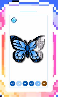 Pixel Art Butterfly Game - Screenshot 3